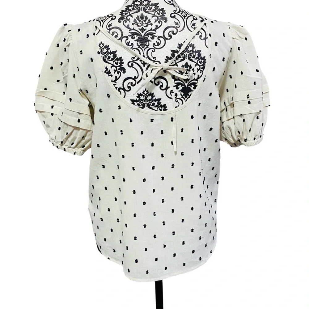 Madewell Women’s Puff Sleeve Blouse Top Sz-Small